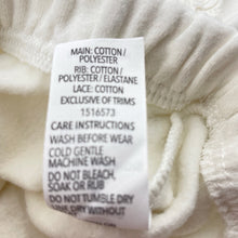 Load image into Gallery viewer, Girls Dymples, fleece-lined broderie trim sweater / jumper, EUC, size 0,  