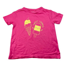 Load image into Gallery viewer, Girls Anko, pink cotton tee / top, ice-cream, EUC, size 4,  