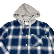 Load image into Gallery viewer, Boys Anko, hooded flannel cotton shirt, poppers, GUC, size 12,  