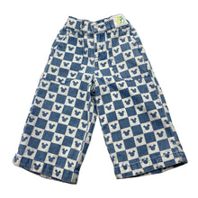 Load image into Gallery viewer, Girls Disney, Minnie Mouse denim pants, elasticated, EUC, size 1,  