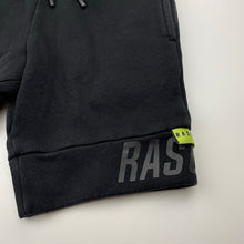 Load image into Gallery viewer, Boys RASCAL, black fleece-lined shorts, elasticated, GUC, size 9-10,  