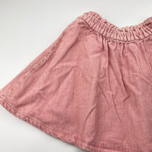 Load image into Gallery viewer, Girls Anko, pink corduroy cotton skirt, elasticated, FUC, size 7,  
