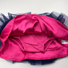 Load image into Gallery viewer, Girls Pumpkin Patch, tulle skirt, built-in cotton shorts, elasticated, GUC, size 0,  