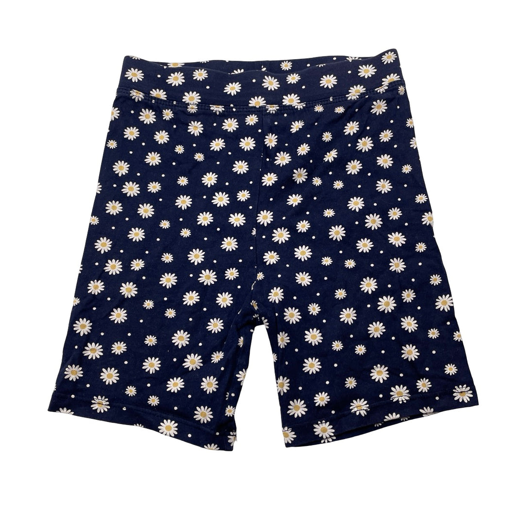 Girls KID, floral stretchy bike shorts, elasticated, GUC, size 7,  