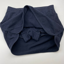 Load image into Gallery viewer, Girls SCHOOL ZONE, navy sports skirt, built-in shorts, elasticated, FUC, size 6,  