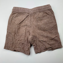 Load image into Gallery viewer, Boys Target, cotton / linen shorts, elasticated, EUC, size 6,  