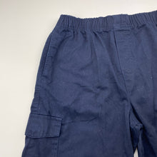 Load image into Gallery viewer, Boys Brilliant Basics, navy school cargo shorts, elasticated, EUC, size 14,  