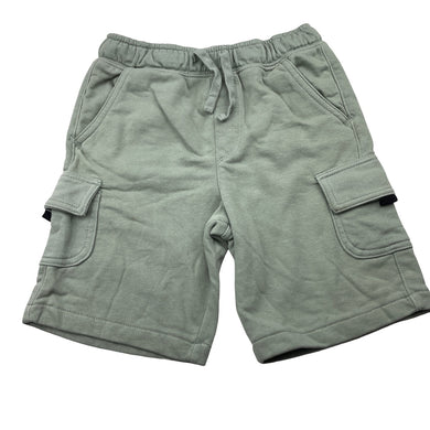 Boys Target, green cargo shorts, elasticated, EUC, size 7,  