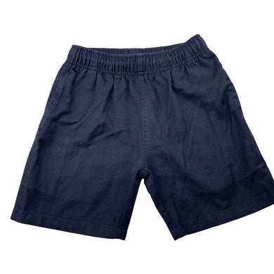 Unisex Anko, navy school shorts, elasticated, GUC, size 5,  