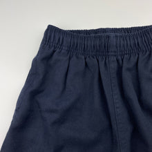 Load image into Gallery viewer, Unisex Anko, navy school shorts, elasticated, FUC, size 4,  