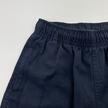 Load image into Gallery viewer, Unisex Anko, navy school shorts, elasticated, GUC, size 5,  
