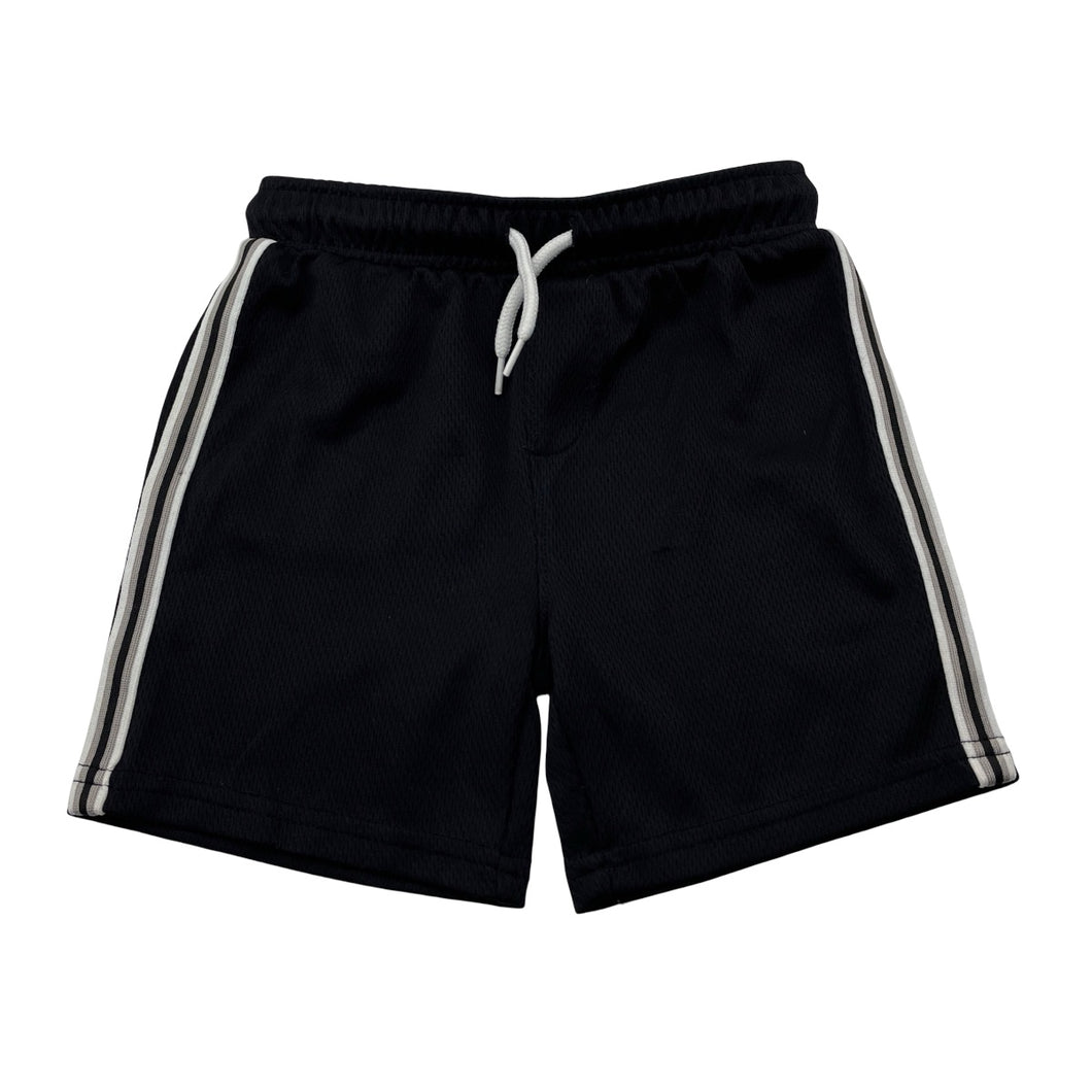 Boys Anko, black sports shorts, elasticated, FUC, size 4,  