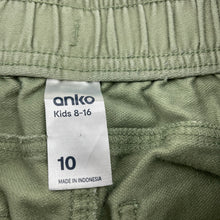Load image into Gallery viewer, Boys Anko, green casual shorts, elasticated, EUC, size 10,  