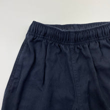 Load image into Gallery viewer, Unisex Anko, navy school shorts, elasticated, GUC, size 4,  