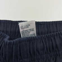 Load image into Gallery viewer, Unisex Anko, navy school shorts, elasticated, GUC, size 4,  