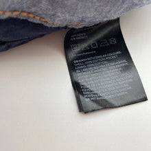 Load image into Gallery viewer, Boys H&amp;M, navy lightweight cotton chino shorts, adjustable, EUC, size 6,  