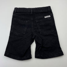 Load image into Gallery viewer, Boys Anko, black stretch denim shorts, adjustable, EUC, size 4,  