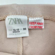 Load image into Gallery viewer, Girls Zara, ribbed leggings / bottoms, elasticated, FUC, size 1,  