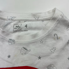Load image into Gallery viewer, Boys Kids &amp; Co, Christmas cotton tee / top, FUC, size 4,  
