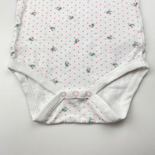Load image into Gallery viewer, Girls Next, floral cotton bodysuit / romper, EUC, size 0,  