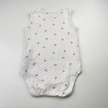 Load image into Gallery viewer, Girls Next, floral cotton bodysuit / romper, EUC, size 0,  