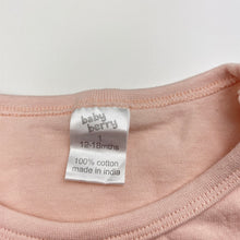 Load image into Gallery viewer, Girls Baby Berry, pink cotton long sleeve top, GUC, size 1,  