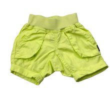 Load image into Gallery viewer, Unisex BONDS, fluoro lightweight cotton shorts, elasticated, EUC, size 000,  