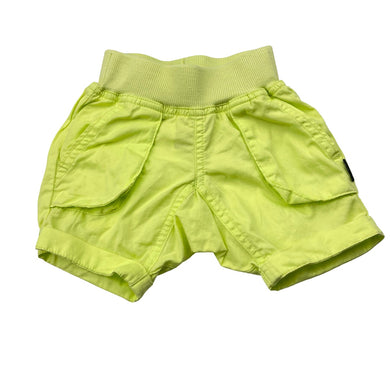 Unisex BONDS, fluoro lightweight cotton shorts, elasticated, EUC, size 000,  