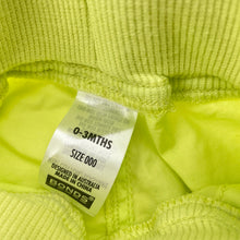 Load image into Gallery viewer, Unisex BONDS, fluoro lightweight cotton shorts, elasticated, EUC, size 000,  
