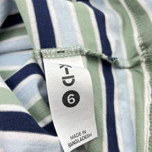 Load image into Gallery viewer, Boys KID, striped cotton tee / top, FUC, size 6,  