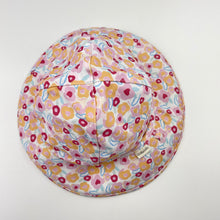 Load image into Gallery viewer, Girls Millymook, reversible floral/pink swim hat, GUC, size 1-2,  