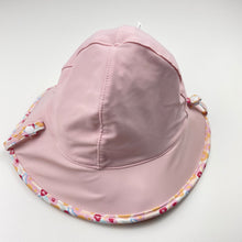 Load image into Gallery viewer, Girls Millymook, reversible floral/pink swim hat, GUC, size 1-2,  