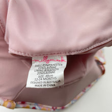 Load image into Gallery viewer, Girls Millymook, reversible floral/pink swim hat, GUC, size 1-2,  