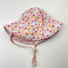 Load image into Gallery viewer, Girls Millymook, reversible floral/pink swim hat, GUC, size 1-2,  