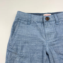 Load image into Gallery viewer, Boys Cat &amp; Jack, blue cotton chino shorts, adjustable, EUC, size 4,  