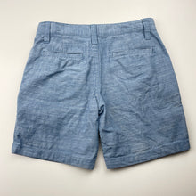 Load image into Gallery viewer, Boys Cat &amp; Jack, blue cotton chino shorts, adjustable, EUC, size 4,  