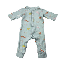 Load image into Gallery viewer, Girls Target, cotton coverall / romper, unicorns, EUC, size 00000,  