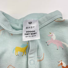 Load image into Gallery viewer, Girls Target, cotton coverall / romper, unicorns, EUC, size 00000,  