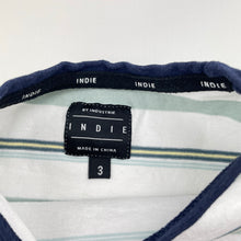 Load image into Gallery viewer, Boys INDIE, striped cotton tee / top, FUC, size 3,  