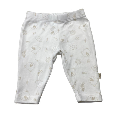 Unisex HUGGIES, soft cotton leggings / bottoms, EUC, size 0000,  