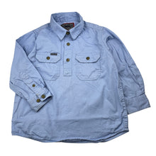 Load image into Gallery viewer, Boys RB SELLARS, COX blue cotton workshirt (light marks), FUC, size 4,  