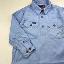 Load image into Gallery viewer, Boys RB SELLARS, COX blue cotton workshirt (light marks), FUC, size 4,  