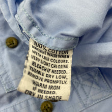 Load image into Gallery viewer, Boys RB SELLARS, COX blue cotton workshirt (light marks), FUC, size 4,  