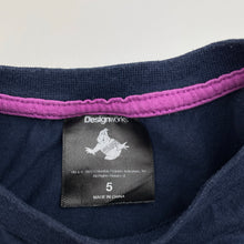 Load image into Gallery viewer, Boys Designworks, navy cotton tee / top, ghost (wash fade), FUC, size 5,  