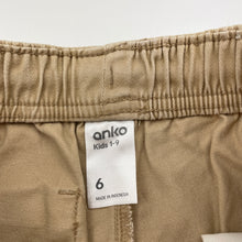 Load image into Gallery viewer, Boys Anko, stretch cotton shorts, elasticated, FUC, size 6,  