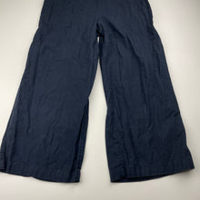 Load image into Gallery viewer, Girls Anko, navy cotton jumpsuit, inside leg: 47.5cm, GUC, size 10,  