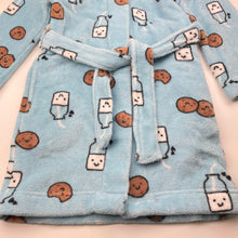 Load image into Gallery viewer, Unisex Pekkle, fleece dressing gown / bath robe, EUC, size 6,  