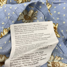 Load image into Gallery viewer, Girls POMP de LUX, floral viscose short sleeve dress, EUC, size 13-14, L: 85cm