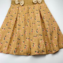 Load image into Gallery viewer, Girls lined, soft feel floral dress, no size, armpit-armpit: 32cm, FUC, size 6-7, L: 67cm