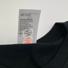 Load image into Gallery viewer, Unisex Clothing &amp; Co, black cotton tee / top, dog, EUC, size 10,  